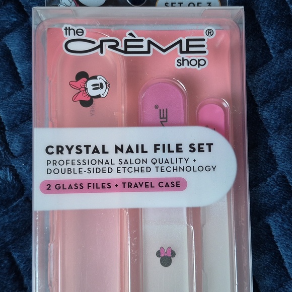 The Creme Shop × Disney Minnie Mouse Set Of 3 Crystal Nail Files! Brand New! - Picture 7 of 8